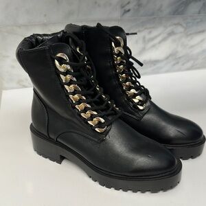 Black Leather Women's Boots never worn
